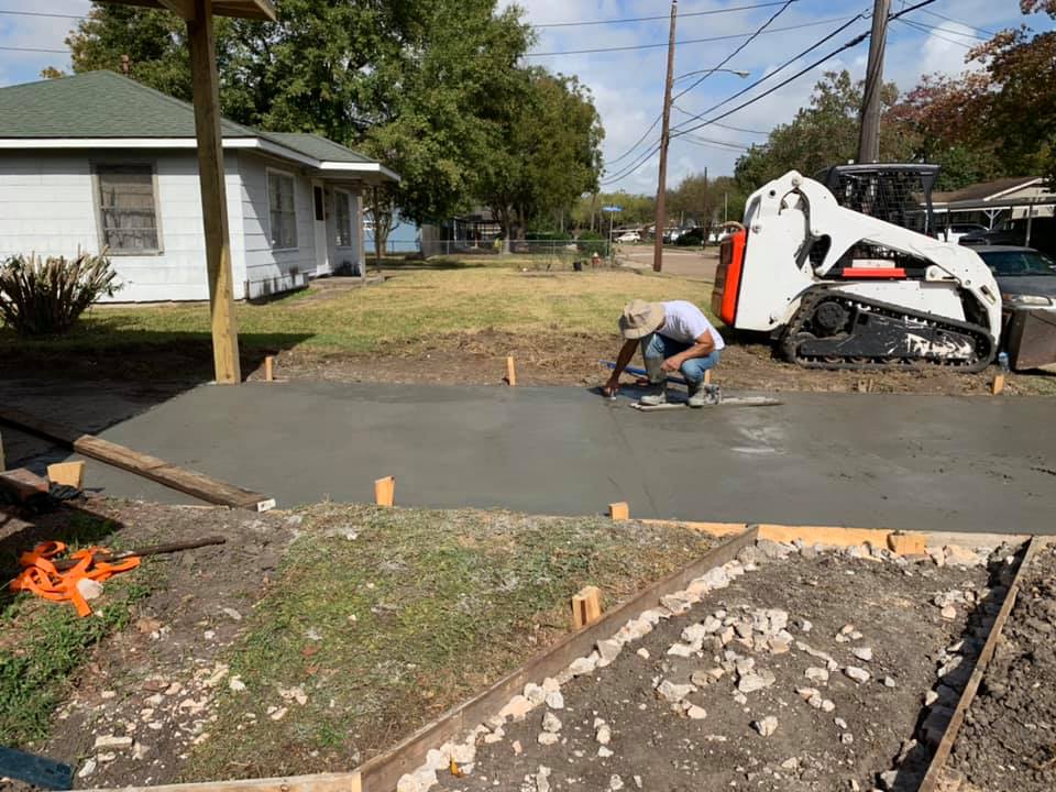 One Man Create Concrete Driveways